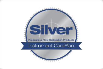 Silver CarePlans para productos de calibración de flujo y presión